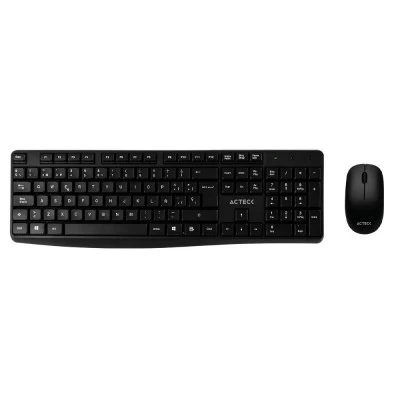 Kit de Teclado y Mouse Acteck MK440 Inalambrico, USB, Negro