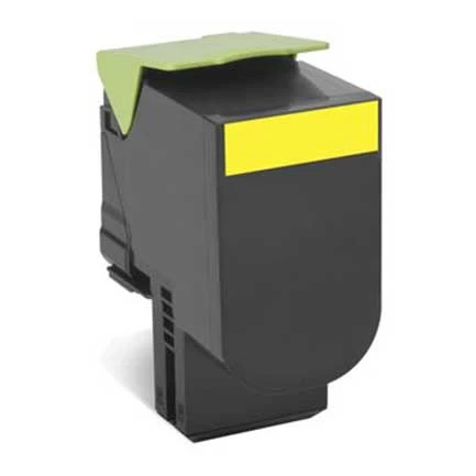 Tóner Lexmark 80C8SY0 Amarillo, 2.500 Páginas
