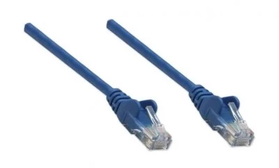 Cable de red Intellinet, Patch cord UTP, Cat6, RJ45, 2mts, Color azul