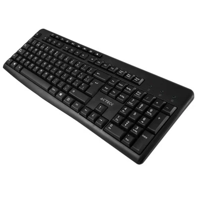 Kit de Teclado y Mouse Acteck MK450, Inalambrico, USB, Multimedia, Negro