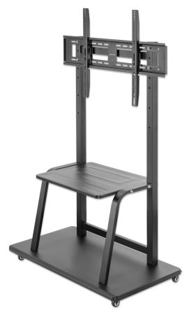 Manhattan Soporte Tipo Carro 462068 para Pantalla 37" - 100", hasta 150Kg, Negro