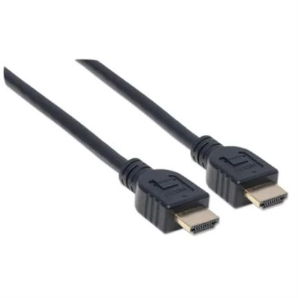 Cable manhattan hdmi m-m alta velocidad con ethernet 1m color negro