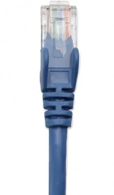 Cable de Red Intellinet Patch cord UTP, Cat6, RJ-45, 50cm, Color Azul