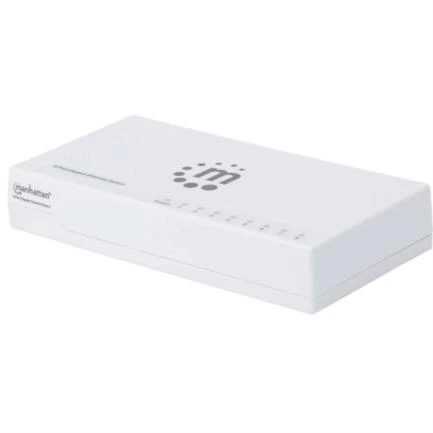 Switch gb  8 ptos manhattan ethernet blanco 560702