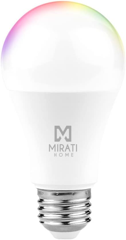 Mirati Foco LED Inteligente MFC2, WiFi, RGB, Base E26, 9W, 806 Lúmenes, Blanco