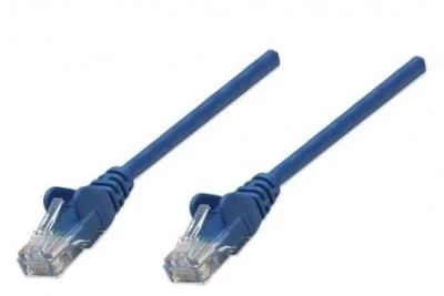 Cable de red Intellinet Patch cord UTP, Cat6, RJ45, 3mts, Color azul