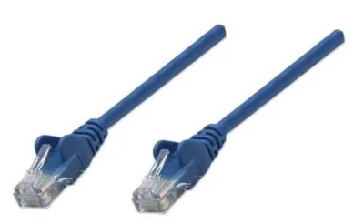 CABLE DE RED RJ45 INTELLINET CAT6, 1 Metro, Color AZUL (342575)
