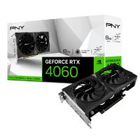 Tarjeta de Video PNY GeForce RTX 4060 Verto, Dual Fan, 8GB, 128 Bit, GDDR6