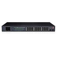 Switch Provision-ISR Gigabit Ethernet POES-24370GCL+2SFP, 24 puertos 0/100/1000Mbps + 2 Puertos SFP, 52 Gbit/s, 8000 Entradas - Administrable