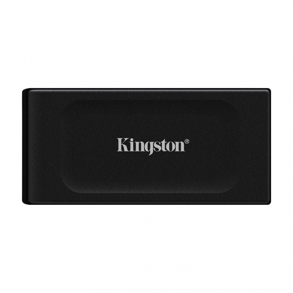 SSD externo Kingston XS1000 2TB, Lectura 1050 MB/s, Escritura 1000 MB/s, USB Tipo C, 3.2 Gen 2, Negro