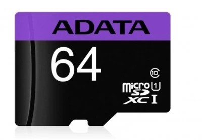 Memoria Micro Sd Adata UHS-I 64GB Class 10 Con Adaptador Sd
