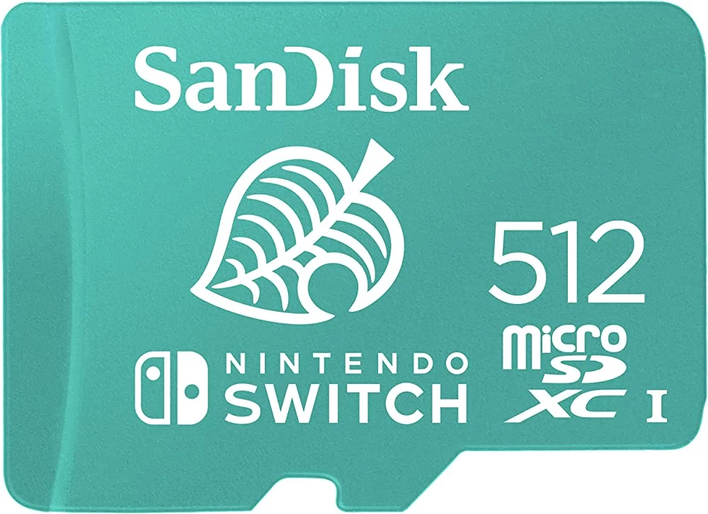 Memoria MicroSD SanDisk, 512 GB, 100 MB/s Lectura, 90 MB/s Escritura, Nintendo Switch, Edicion Animal Crossing