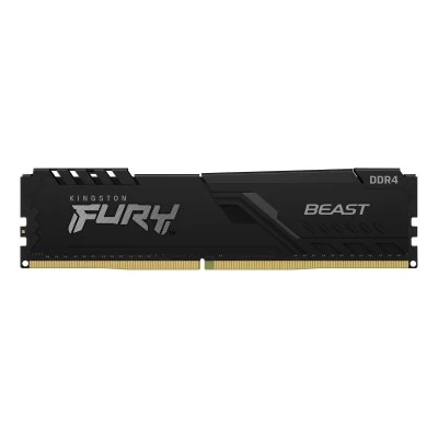 Memoria Ram Kingston FURY Beast, 16GB, DDR4, 3200MHz, CL16, DIMM, Negro