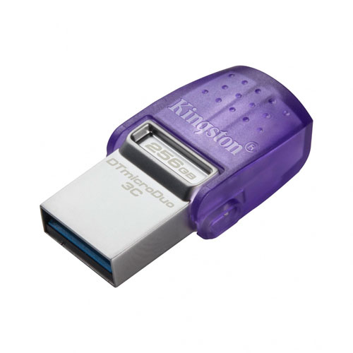 Memoria flash kingston 256gb microduo 3c usb type a-c(d...