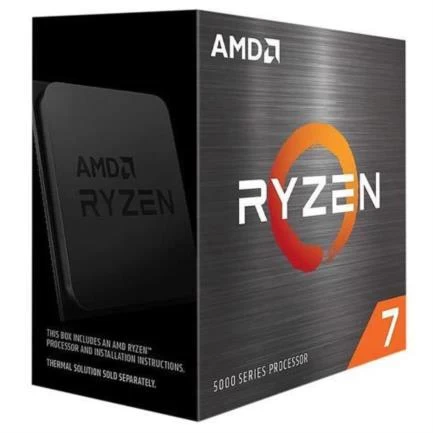 Procesador AMD Ryzen 7 5700X, AM4, 3.4 GHz, sin disipador, sin graficos, 32MB cache