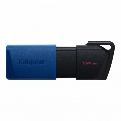Memoria usb Kingston DataTraveler Exodia M 64GB USB tipo A, Color Negro/Azul