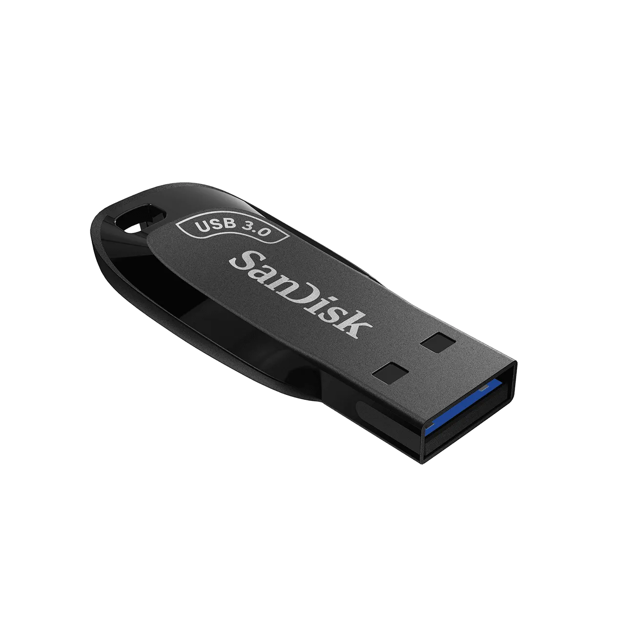 Memoria USB SanDisk Ultra Shift, 64GB, USB-A 3.0, Lectura 100MB/s, Negro