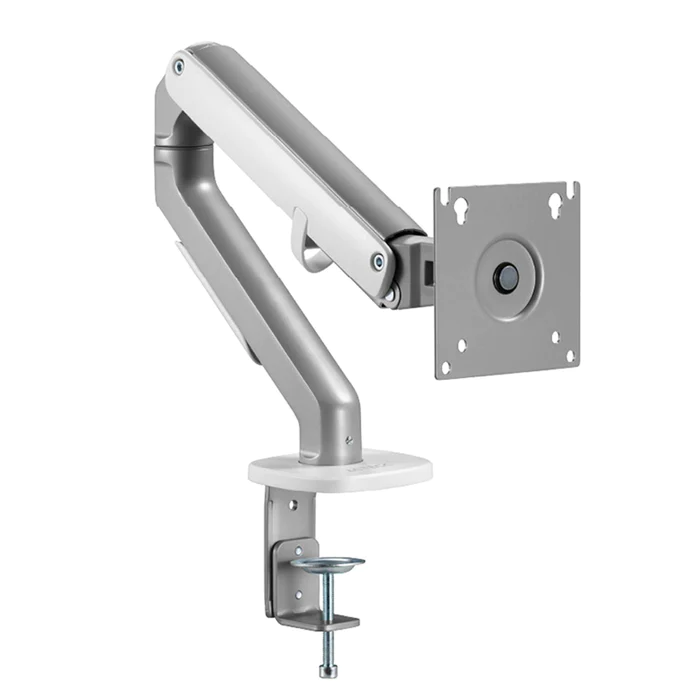 Soporte acteck enforce motion sm616 / monitor de17 a 32 pulg / max 9 kg / daptador para escritorio / vesa / ajuste para monitores curvos / inclinacion y giro ajustable / aluminio - acero / a