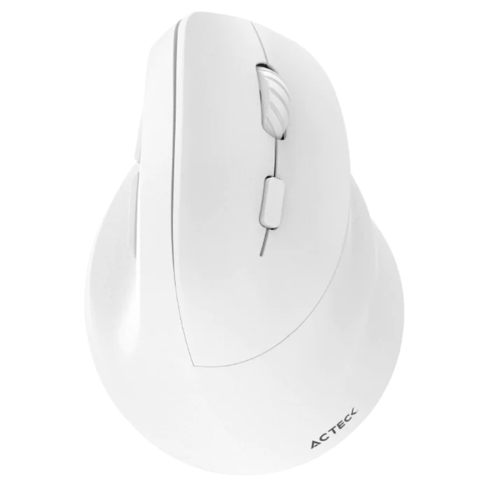 Mouse Optico Acteck VIRTUOS FITT MI520 Inalambrico, Ergonomico, 2400 DPI, Blanco