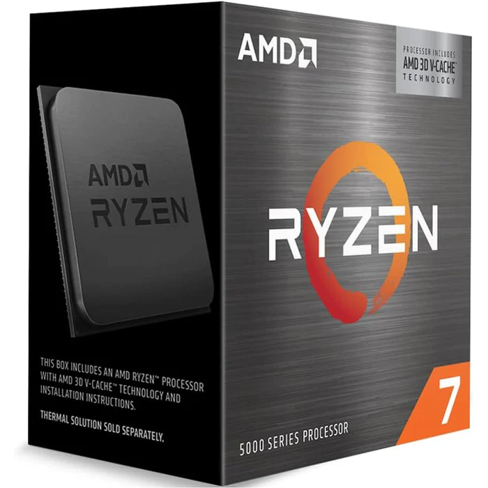 Procesador AMD Ryzen 5700X3D, Ryzen 7, Socket AM4, 4.1 GHz, Nucleos 8, Hilos 16, Cache 96 MB