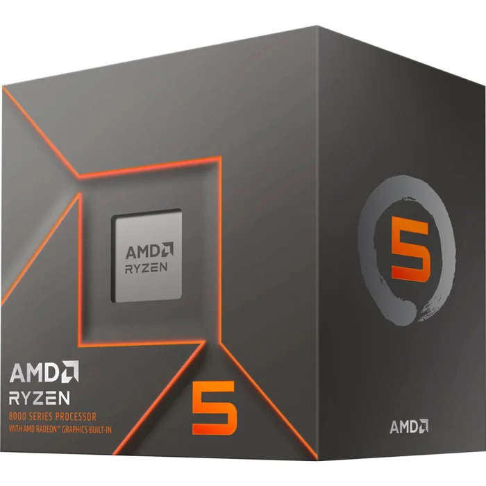 Procesador AMD Ryzen 5 8500G, Graficos Radeon 740M, AM5, 3.50GHz, 6 nucleos, 16MB L3 Cache, Disipador Wraith Stealth