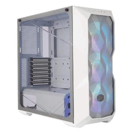 Gabinete Cooler Master MasterBox TD500 Mesh, Midi-Tower, 3x Vent. 120mm ARGB, Blanco