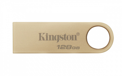 Memoria USB Kingston DataTraveler SE9 G3, 128GB, USB 3.2, Lectura 220MB/s, Dorado