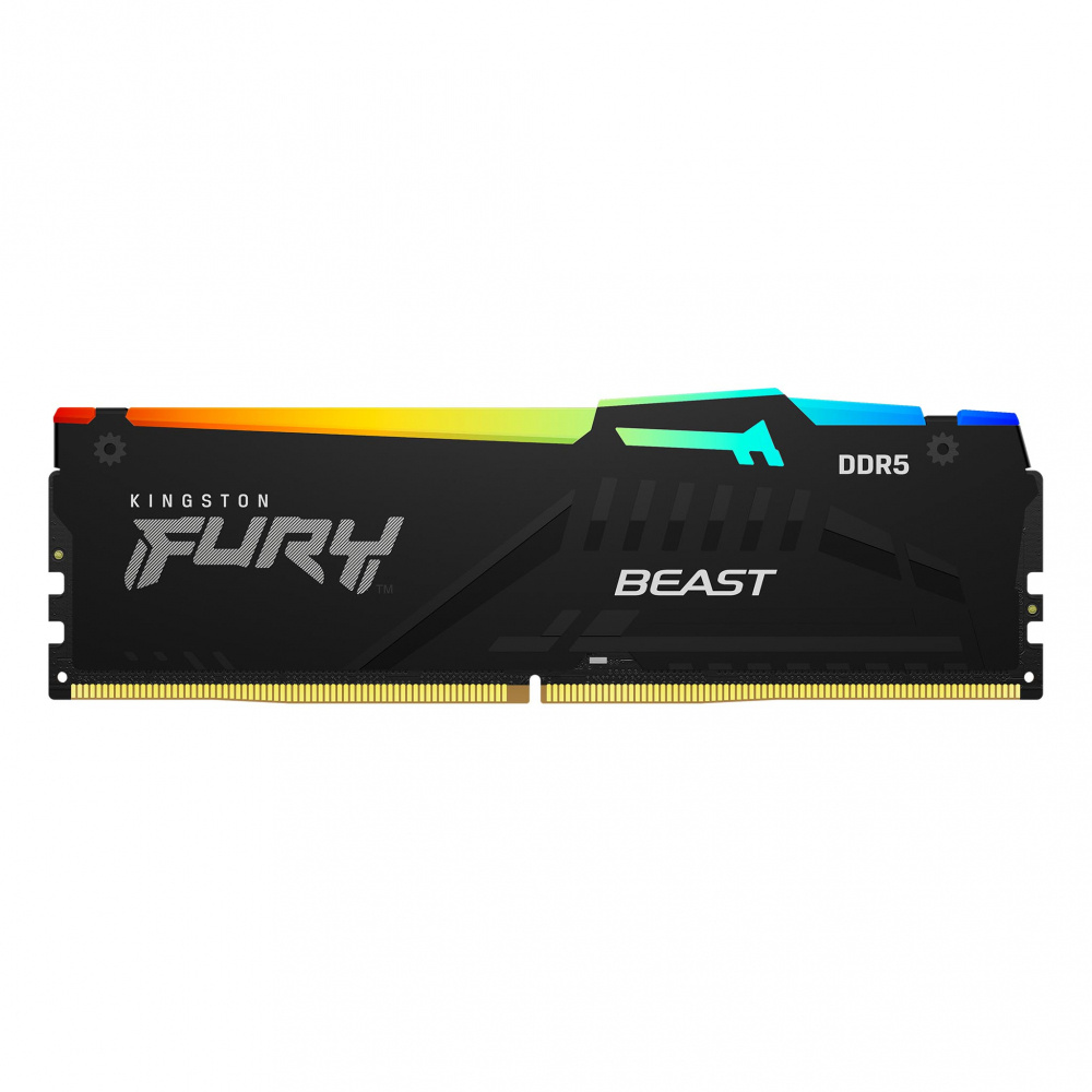 Memoria Ram Kingston Technology FURY Beast RGB 16GB DDR5, CL40, 52000MT/s