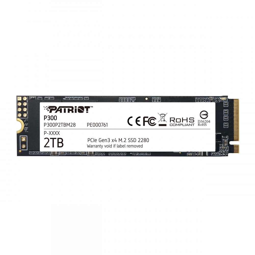SSD Patriot P300, 2TB, PCI Express 3.0, M.2
