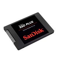 SSD SanDisk Plus, 1TB, 2.5", SATA III, Lectura 535MB/s, Escritura 350MB/s, Negro