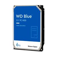 Disco Duro Interno Western Digital WD Blue 3.5", 6TB, SATA III, 6 Gbit/s, 5400RPM, 256MB Caché