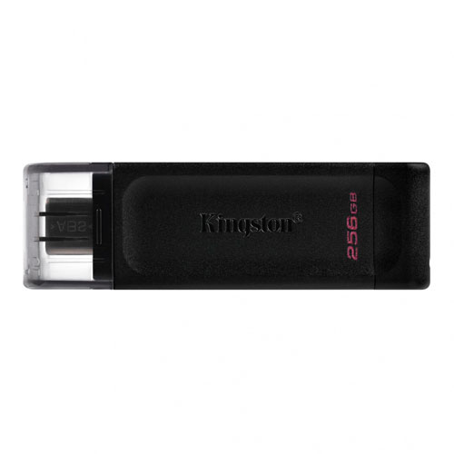 Memoria flash kingston 256gb usb-c 3.2 gen 1 (dt70/256g...