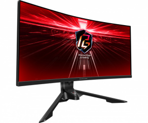 Monitor Gamer Curvo ASRock Phantom PG34WQ15R3A 34", Wide Quad HD, Ultra Wide, FreeSync, 165MHz, HDMI, Bocinas Integradas (2x 2W), Negro