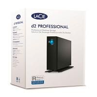 Disco duro externo lacie d2 professional 20tb 3.5 escritorio usb 3.1 tipo-c usb 3.0 negro win mac adapt de alimentacion