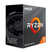 Procesador amd ryzen 3 4100 s-am4 4a gen / 3.8 - 4.0 ghz / cache 4mb / 4 nucleos / sin graficos / con disipador / gamer medio