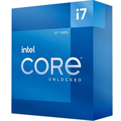 Procesador Intel Core i7-12700KF, 12va Gen, LGA1700, 5GHz, 8 Nucleos Alto Rendimiento, 4 Nucleos, 20 Threads, Requiere Disipador