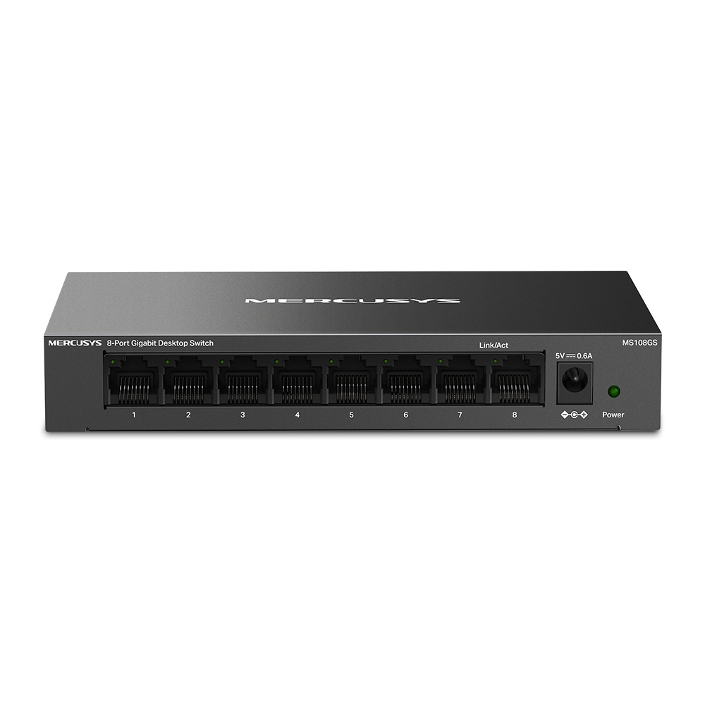 Switch Mercusys Gigabit Ethernet MS108GS, 8 Puertos 10/100/1000Mbps - No Administrable