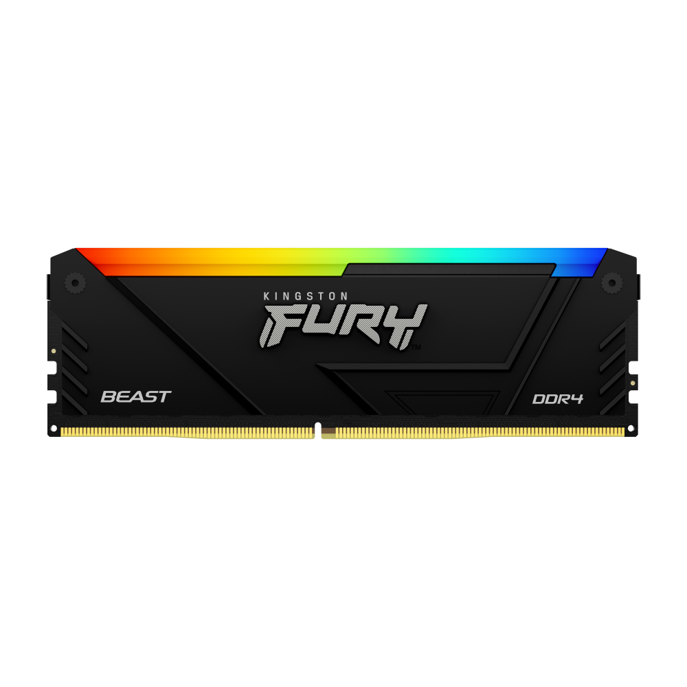 memoria ram Kingston FURY Beast RGB 32GB DDR4, 3200MHz