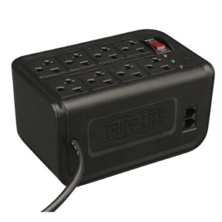 Regulador tripp lite 8 nema5-15r protegidos