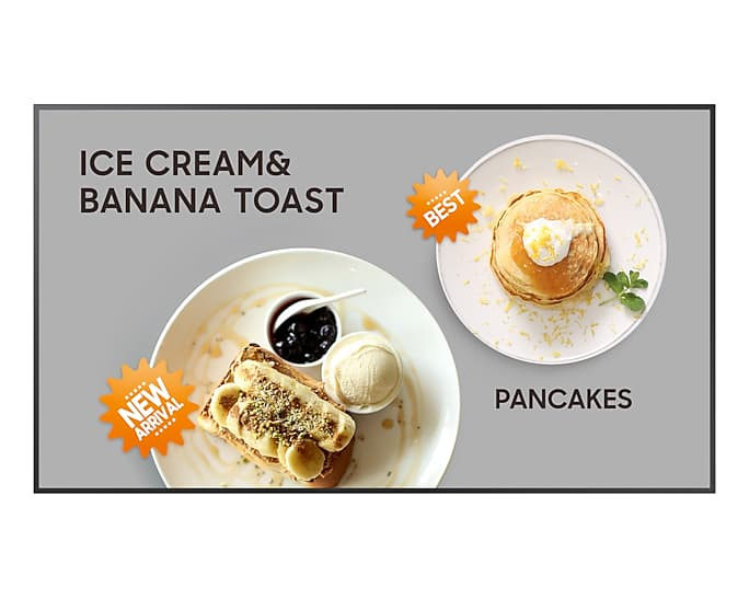 Pantalla Comercial, Samsung LH32QMRBBGCXZA, LCD 32", Full HD, Negro