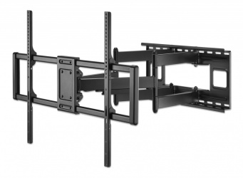 Manhattan Soporte de Pared Articulado 462358 para Pantalla 60" - 120", hasta 120kg, Negro