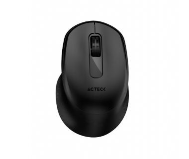 Mouse acteck inalambrico 2.4 ghz optimize ergo mi470 / diseño ergonomico de 1600 dpi s 2 botones + 1xbat aa incluida negro advanced series