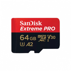 Memoria sandisk micro sd extreme pro 64gb v30 a2 (sdsqx...