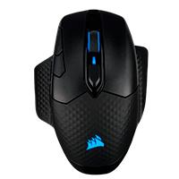 Mouse Gamer Corsair Óptico Dark Core RGB Pro, RF Inalámbrico, Bluetooth, USB, 18000DPI, Negro