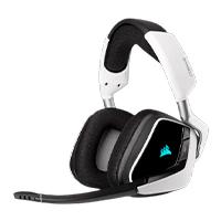 Audifonos Gamer Corsair VOID RGB ELITE Wireless 7.1, Inalámbrico, USB, Negro/Blanco
