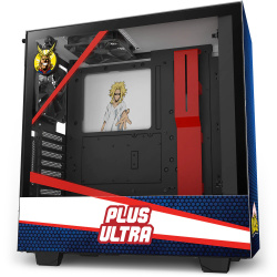 Gabinete NZXT H510i All Might con Ventana RGB, Midi-Tower, ATX/Micro ATX/Mini-ITX, USB 3.0/3.2, sin Fuente, sin Ventiladores Instalados, Azul