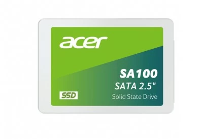 SSD Acer SA100 960GB, 2.5", SATA III 6.0 Gb/s, Lectura 560 MB/s, Escritura 500 MB/s