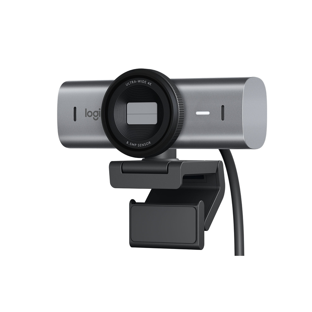 Logitech Webcam MX Brio Pro 700, 8.5 MP, 3840 x 2160 Pixeles, USB-C 3.2, Grafito