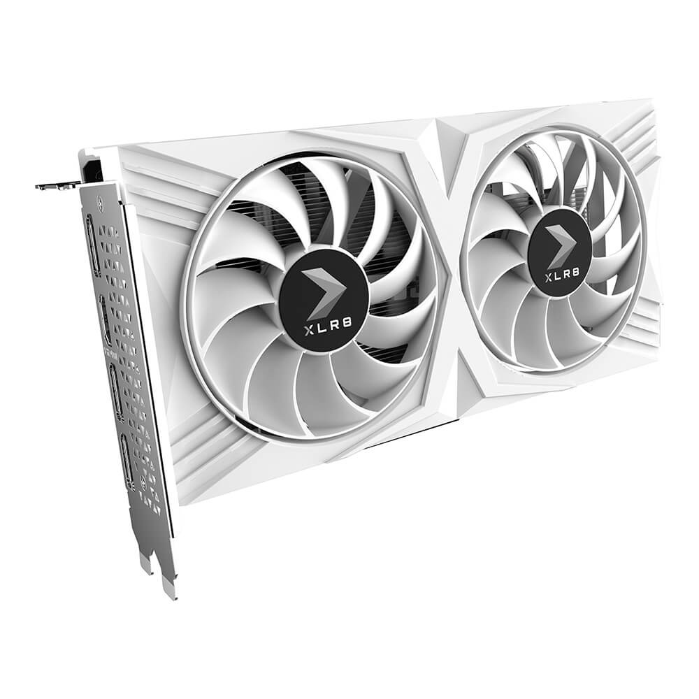 Tarjeta de Video PNY NVIDIA GeForce RTX 4060 OC XLR8 VERTO DF White, 8GB 128-bit GDDR6, PCI Express x16 4.0