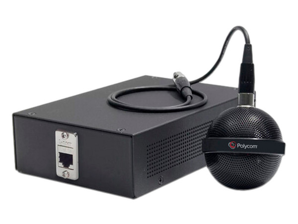 Micrófono IP Poly para Sistema de videoconferencia G7500, Montaje de techo, Cobertura 360 grados.